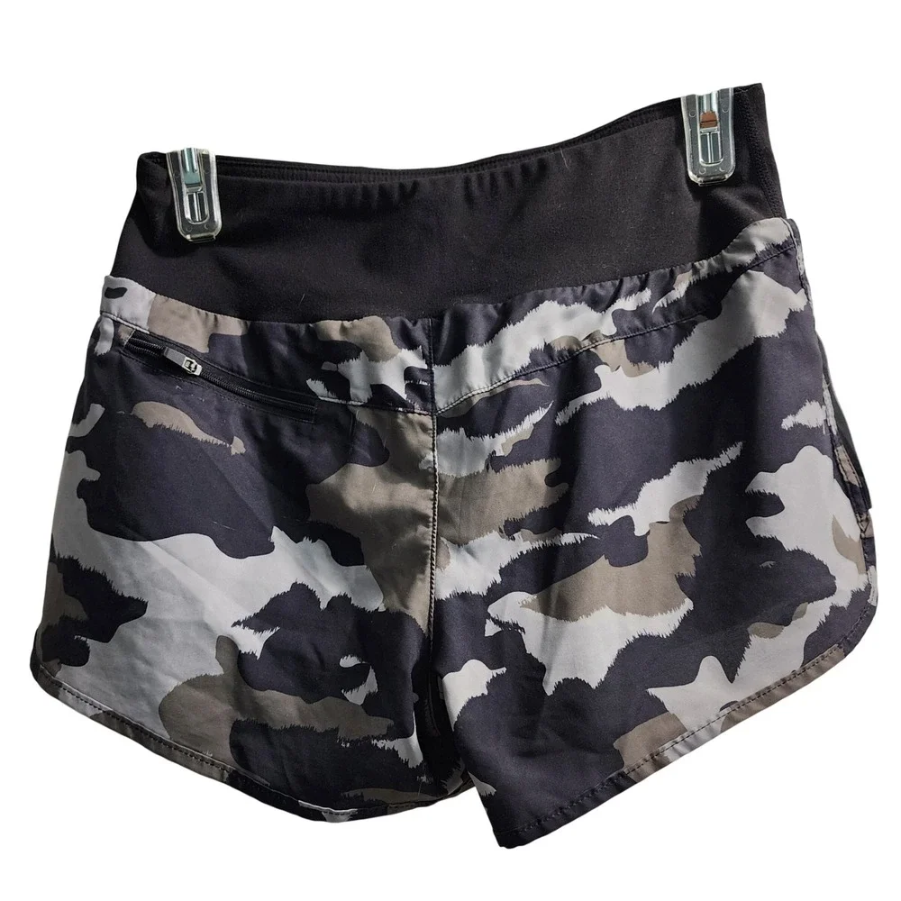 Mono B Camo Running Shorts Athletic‎ Workout Activewear Shorts Small
